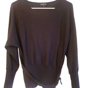 Lisa Spangoli 100% Virgin Wool Womens Purple Jumper Sweater Size L